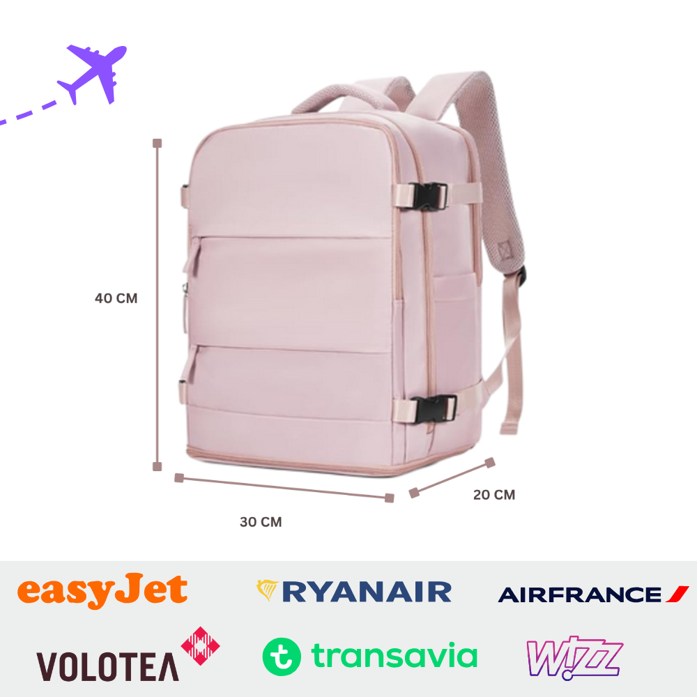 sac 40 x 30 x 20 - dimension cabine