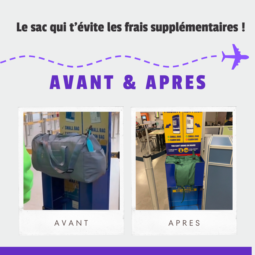 sac a dos 40 x 30 x 20 avant aprés